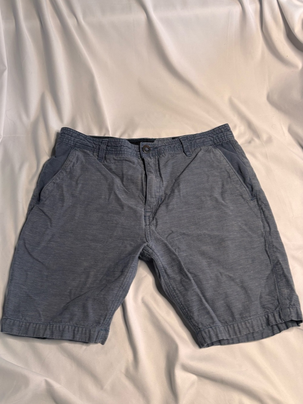 Volcom Men's Slate Blue Flat Front Shorts